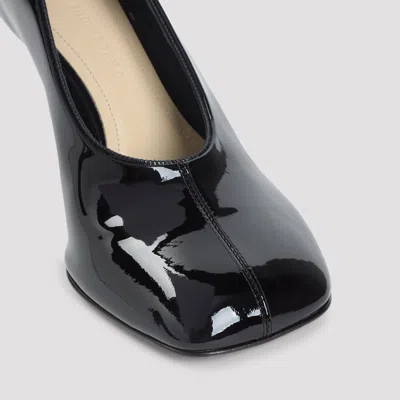 Phoebe Philo Black Calf Leather Soft 90 Pumps With Bold Stiletto Heel