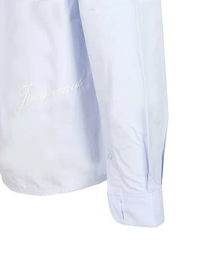 Jacquemus Long Sleeve Shirt In Blue