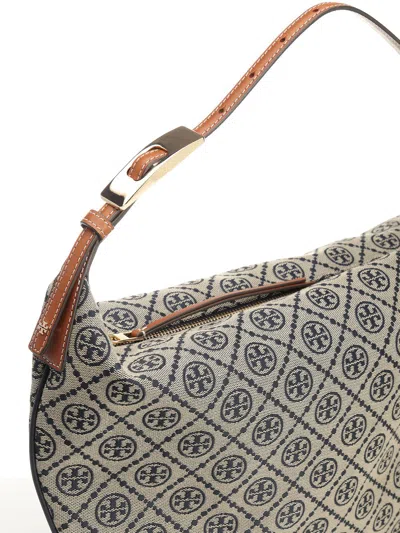 Tory Burch Large T Monogram Jacquard Balloon Bag
