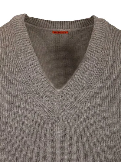 Barena Venezia Turlon Cruna Knitwear Brown In Gray