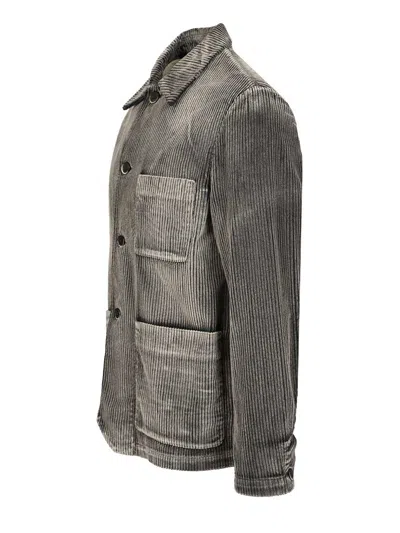 Barena Venezia Visal Olsar Shirts Black In Gray