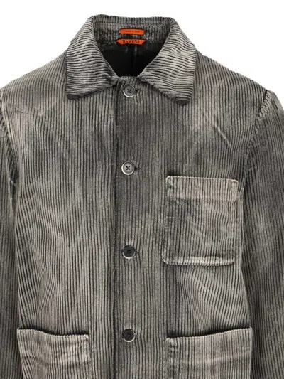 Barena Venezia Visal Olsar Shirts Black In Gray