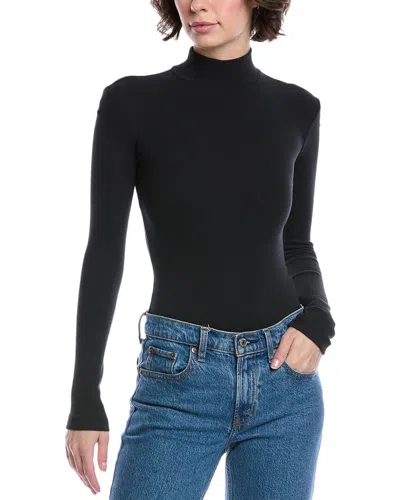 Allsaints Raffi Roll Neck Bodysuit In Black