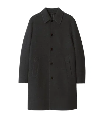 Burberry Mid-length Wool Car Coat In Animal Print