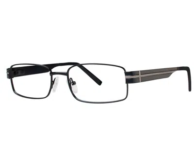 Giovani Di Venezia Men's Carl Eyeglasses In Matte Black/ Grey In Multi