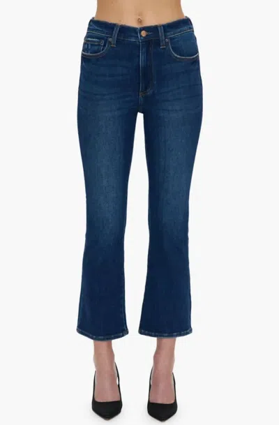 Pistola Lennon High Rise Boot Crop Jeans In Rosslyn In Blue