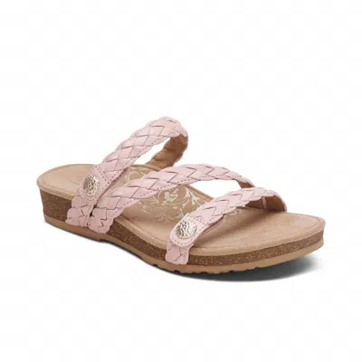 Aetrex Women Josie Slide In Rose In Pink