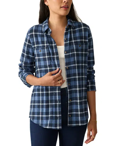 Faherty Legend Sweater Shirt In Blue
