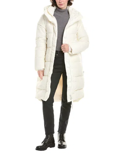 Canada Goose Byward Parka Shiny Crinkle Slim Fit Parka In White