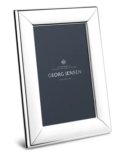 Georg Jensen Hand Polished Modern 4x6 Picture Frame