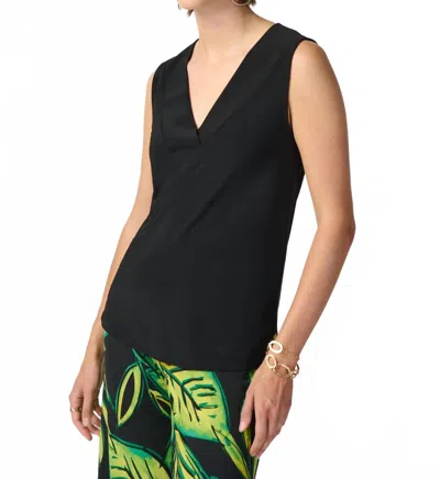 Joseph Ribkoff Silky Knit Sleeveless Top In Black In Black