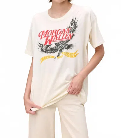 Daydreamer Morgan Wallen Livin The Dream Tee In White In White