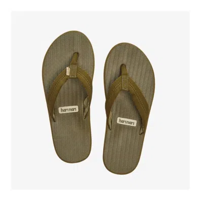 Hari Mari Men's Dunes Flip Flops In Forest In Green