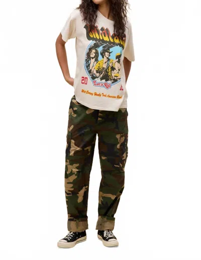 Daydreamer Midland Let It Roll Tour Merch Tee In Dirty White In White