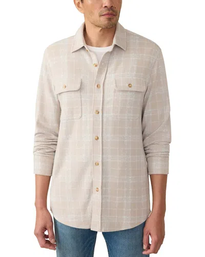 Faherty Legend Sweater Shirt In Yellow