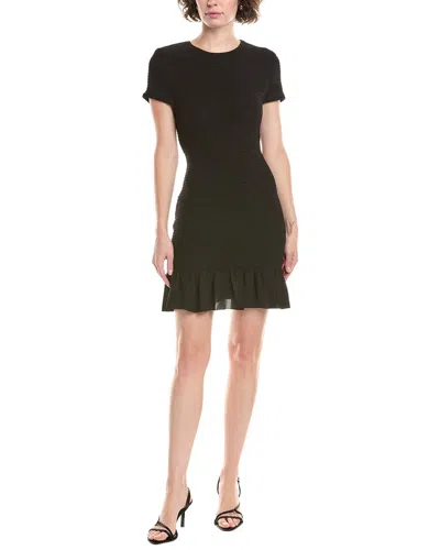 Michael Michael Kors Smocked Mini Dress In Brown
