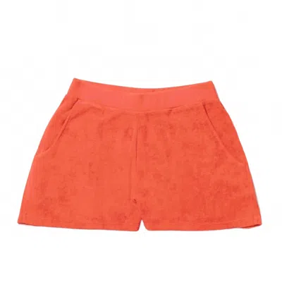 Kule Terry Venus Short In Poppy In Orange