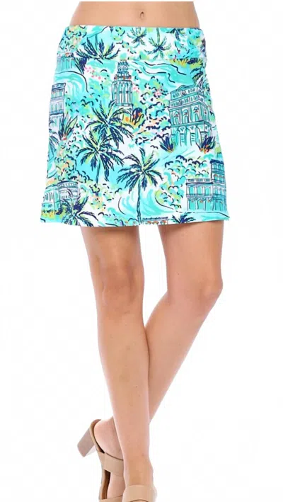 Aryeh Tessa Skort With Zipper Opening And Pockets In Multicolor In Multi
