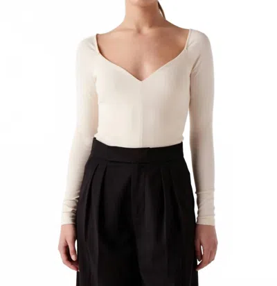 Sophie Rue Camilla Bodysuit In Cream In White