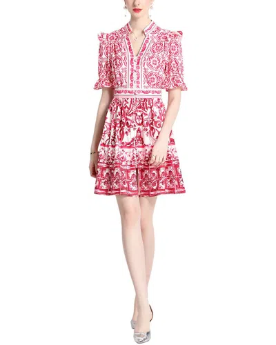 Dza Mini Dress In Red