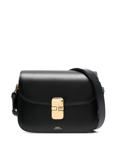 Apc A.p.c. Sac Grace Small Shoulder Bag In Black