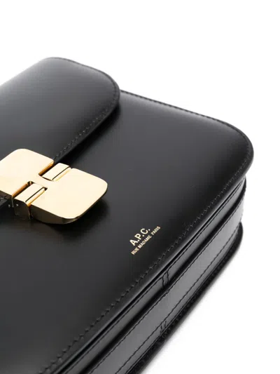 Apc A.p.c. Sac Grace Small Shoulder Bag In Black