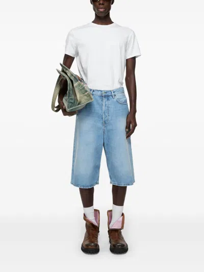 Acne Studios Men T-shirt In Cotone Con Logo In Multi