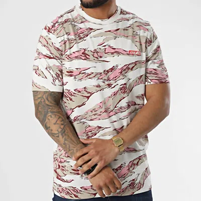 Diesel T-just T-shirt In Camouflage In Green