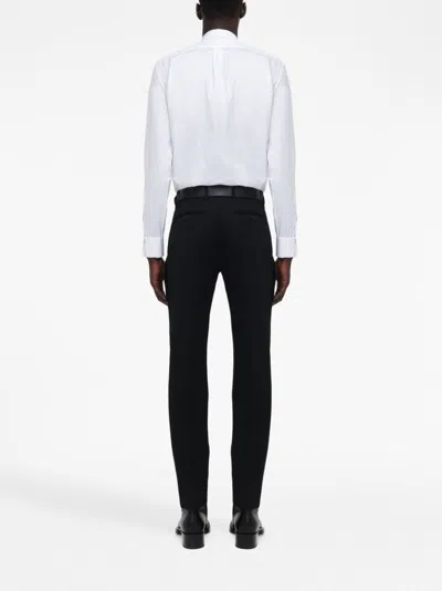 Alexander Mcqueen Long Sleeved Pocket Detailed Shirt In White
