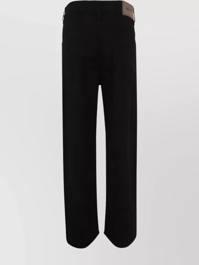 Uma Wang Pants With Belt Loops And Pockets In Black