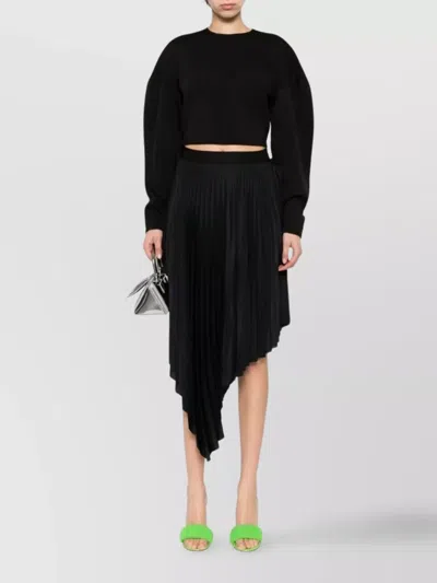 Gauge81 Cropped Knit Crew Neck Sweater In Multi