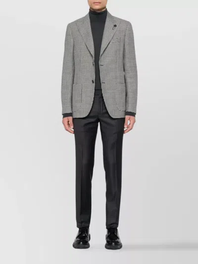 Incotex Tailored Trousers With Belt Loops And Pockets In Gray