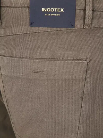 Incotex Pantalone Special Ppt Stretch Solid In Brown