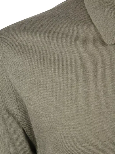 Dondup Polo Collared Shirt Short Sleeves In Brown