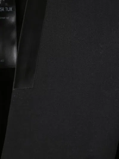 Sapio Mohair Tux Single Brested Blazer In Black