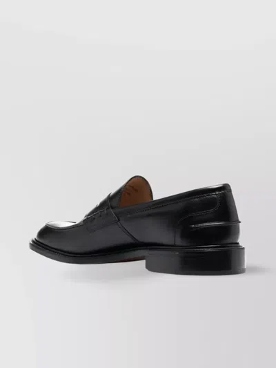 Tricker's Leather Loafers In Black