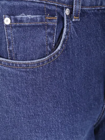 7 For All Mankind "hilo" Wide Leg Trousers In Blue