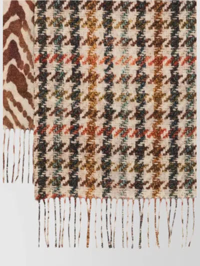 Pierre Louise Mascia Soft Texture Fringed Scarf