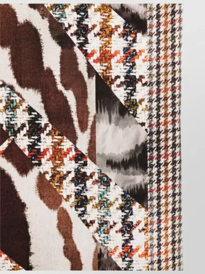 Pierre Louise Mascia Rectangular Scarf Luxurious Fringed Edges