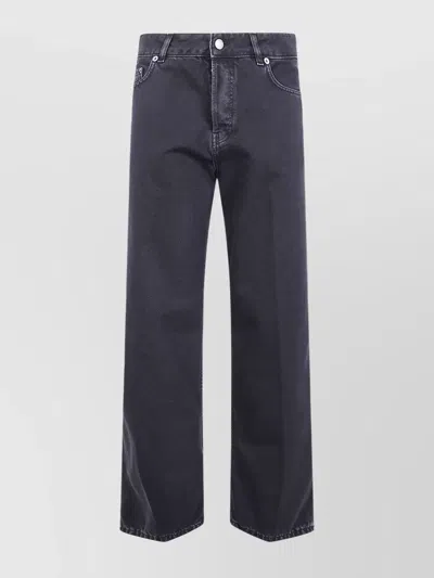 Haikure Betty Soft Trousers With Belt Loops In Black