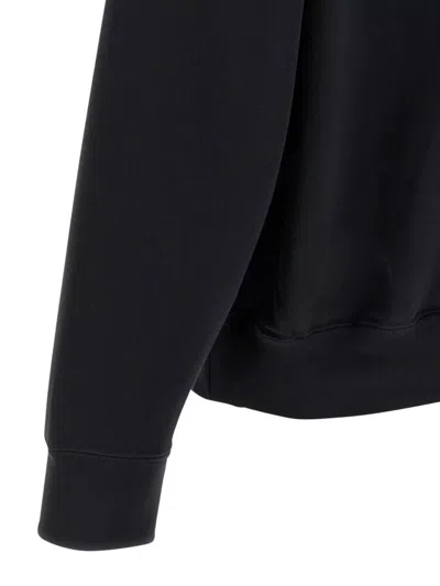 Y-3 Hoodie With Drawstring Hood And Ribbed Finish In Black