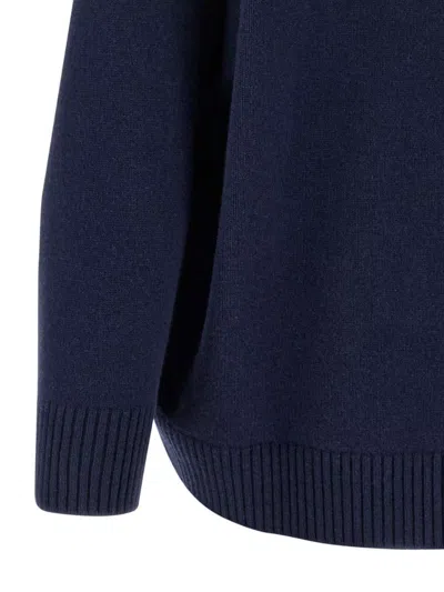 Alberta Ferretti Oversized Embellished Cardigan In Blue