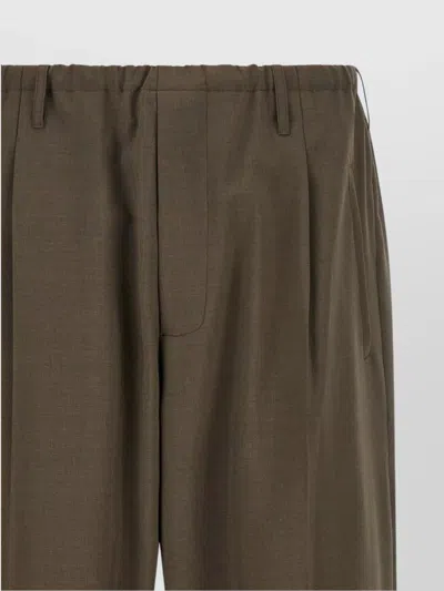 Magliano Tailored Trousers With Pleats And Pockets In Green