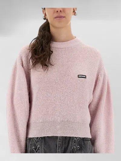 Rotate Birger Christensen Rotate Birgerchristensen Wool Puff Sweater In Pink