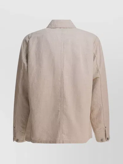 Carhartt Veste Garrison Tonic Stone Dyed In Neutral