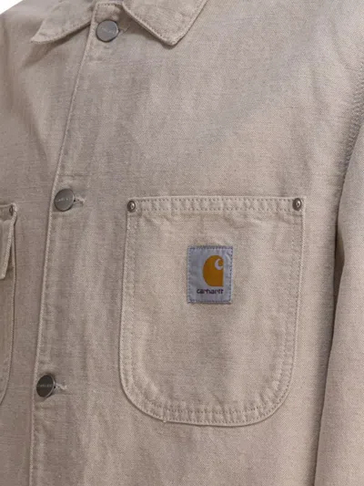 Carhartt Veste Garrison Tonic Stone Dyed In Neutral