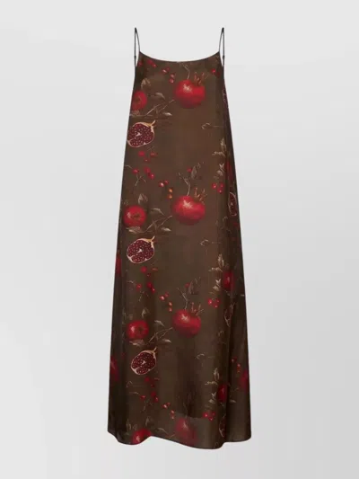 Uma Wang Midi Dress "anaya" In Multi