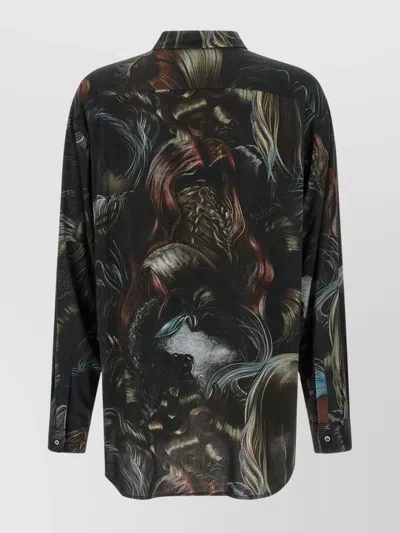 Magliano 'artistic Print Long Sleeves Shirt' In Multi
