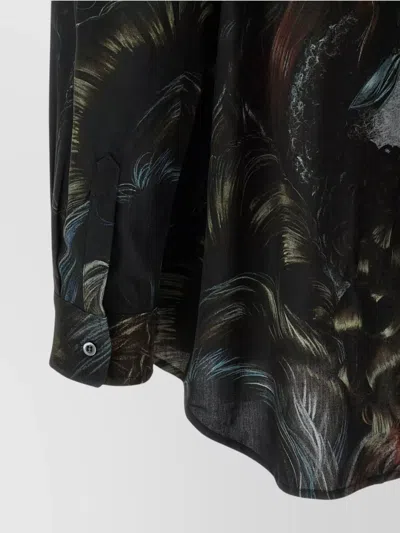 Magliano 'artistic Print Long Sleeves Shirt' In Multi