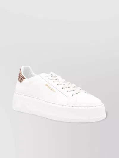 Woolrich Chunky Court Leather Sneakers